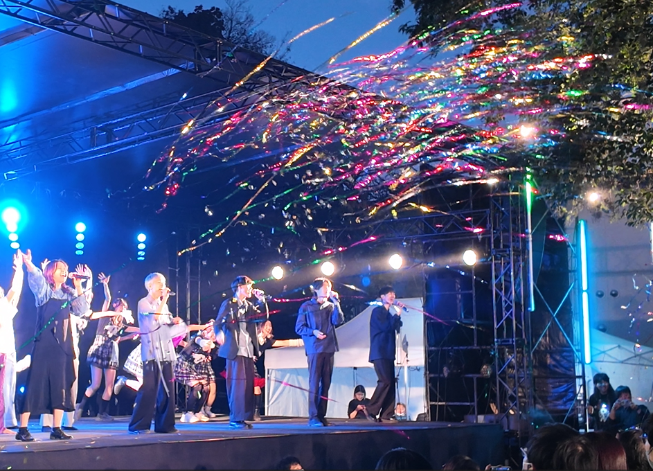 大学祭のステージ！演出で銀打ち！